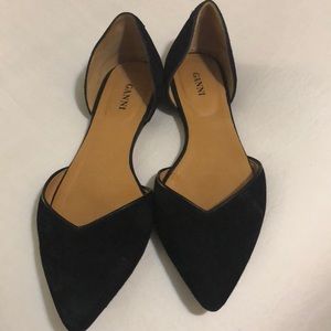 Ganni black flats